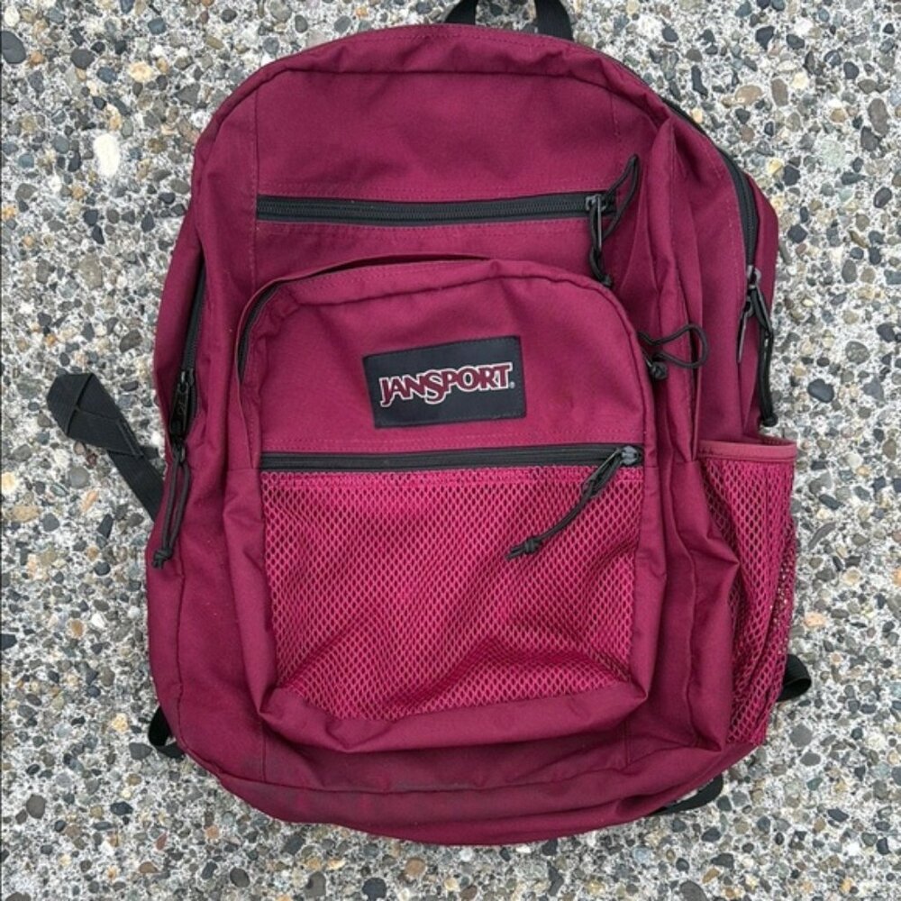 JanSport Burgundy Backpack